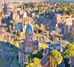 eternal city of rome historic landmarks panoramic view