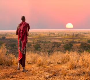 nairobi sunset maasai landscape