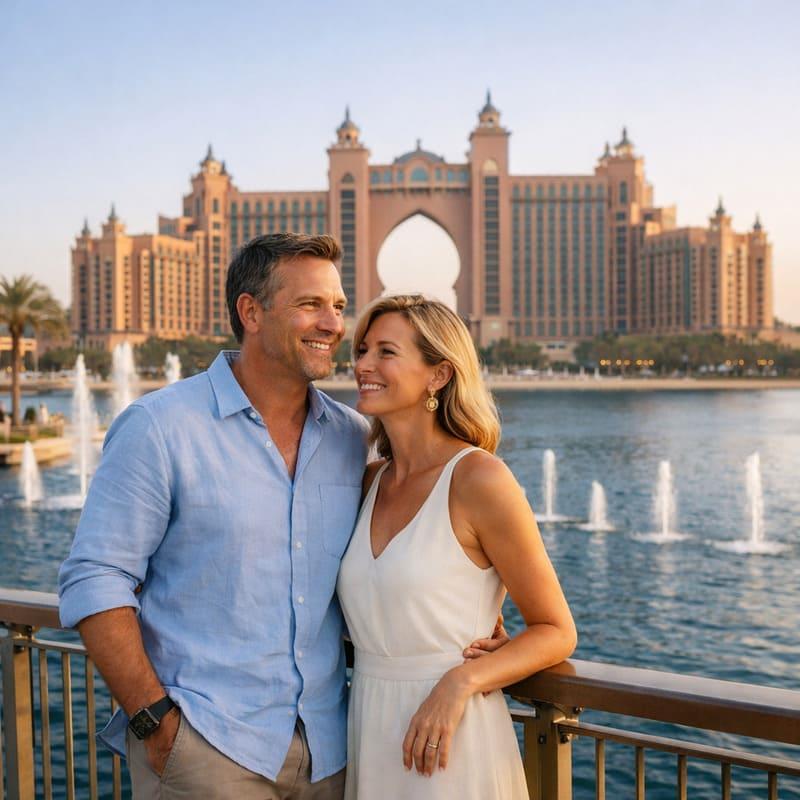 the pointe dubai couple