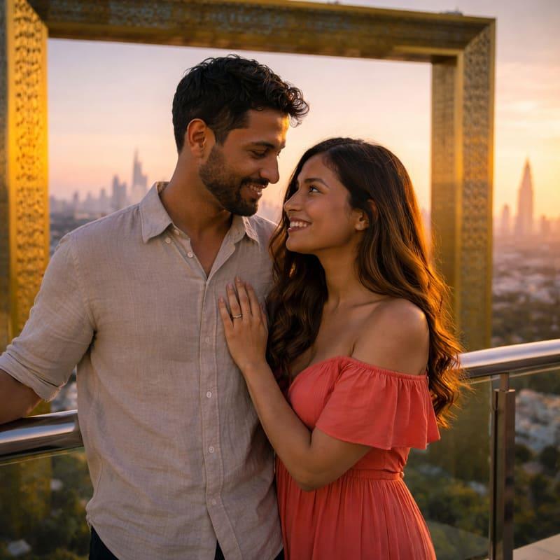 dubai frame viewpoint dubai honeymoon
