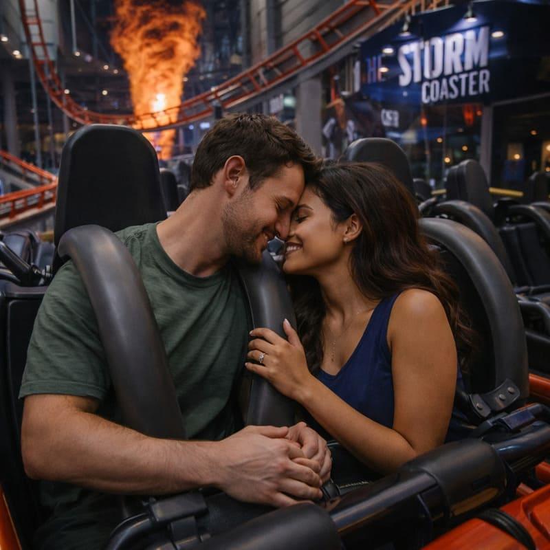 the storm coaster dubai honeymoon