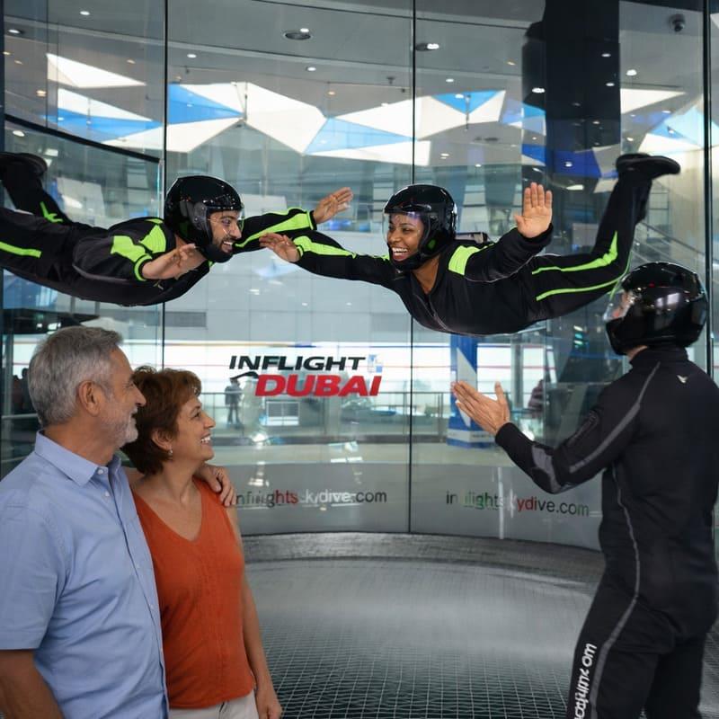 inflight dubai indoor skydiving dubai family
