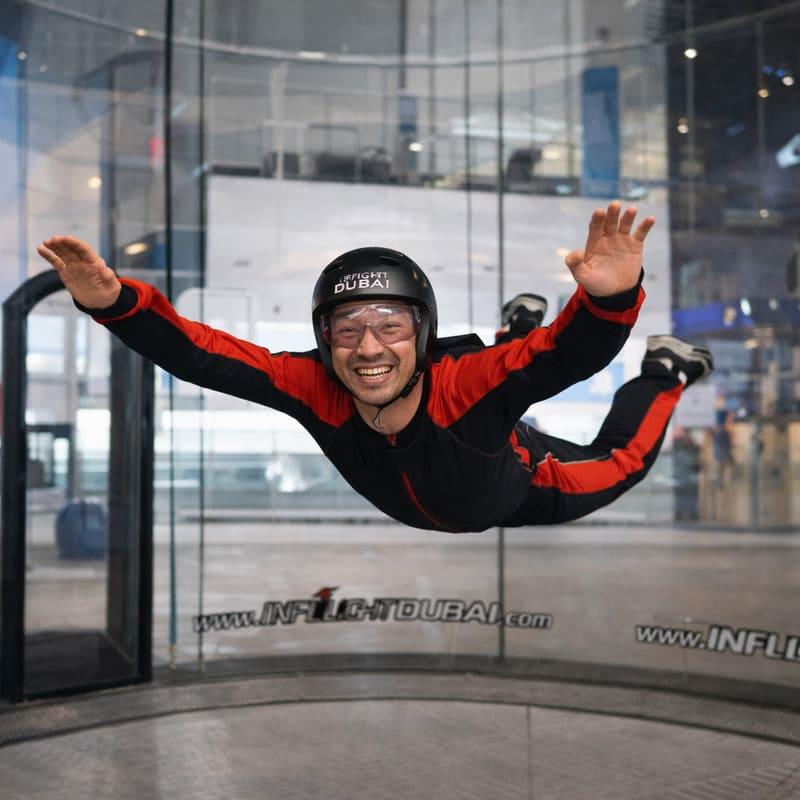 inflight indoor skydiving dubai solo