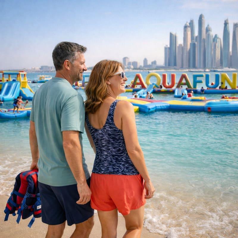 aquafun dubai couple