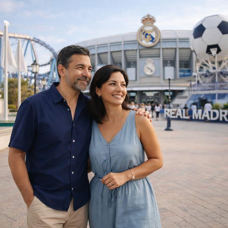 real madrid world dubai dubai couple