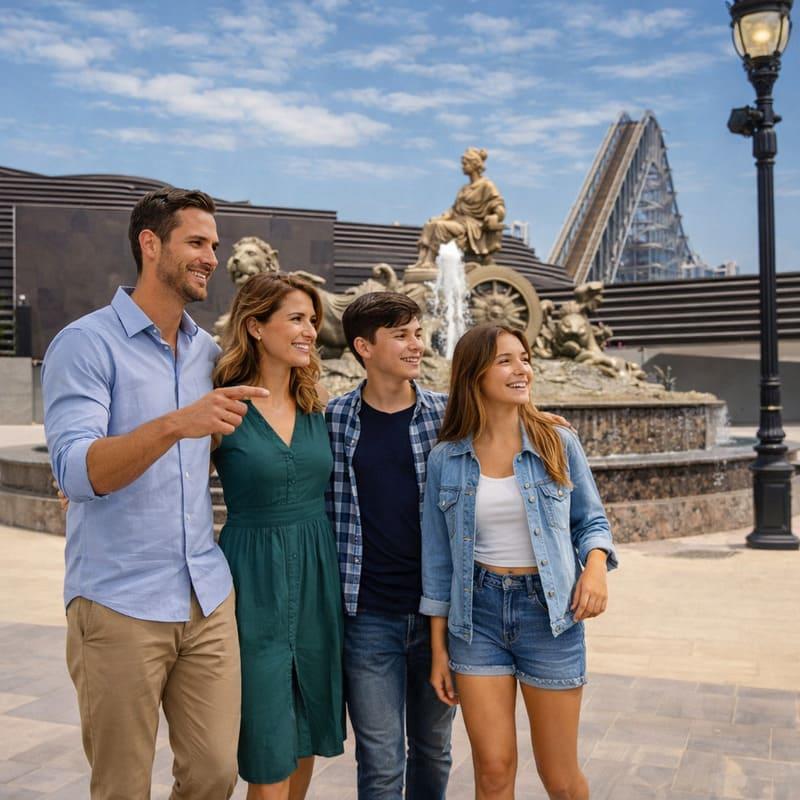 real madrid world dubai family