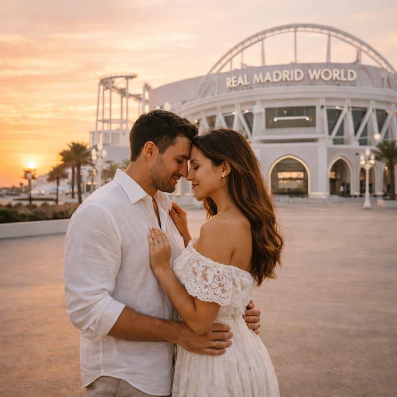 real madrid world dubai honeymoon