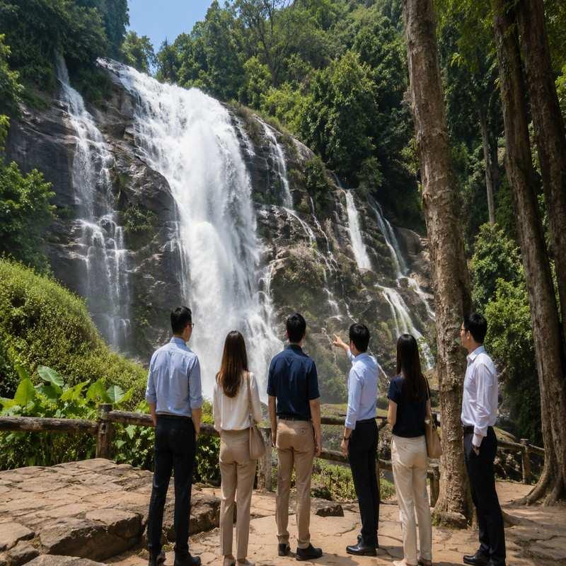 wachirathan waterfall chiang mai corporate