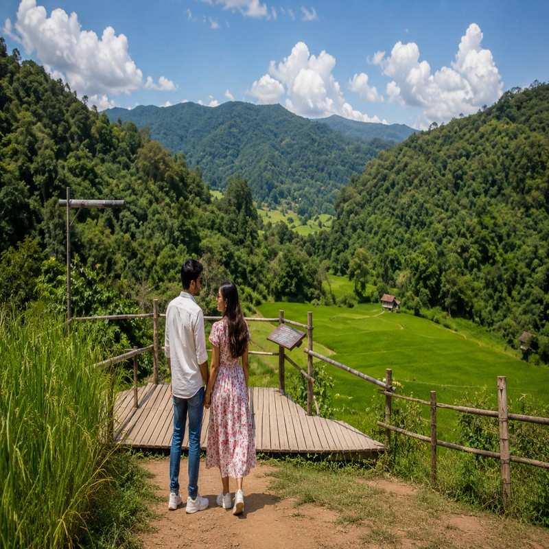 pha dok siew nature trail chiang mai honeymoon