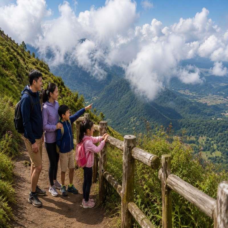 kew mae pan nature trail chiang mai kid