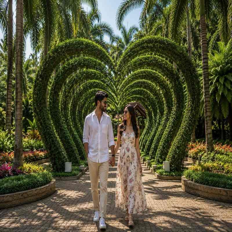 tweechol botanical garden chiang mai honeymoon