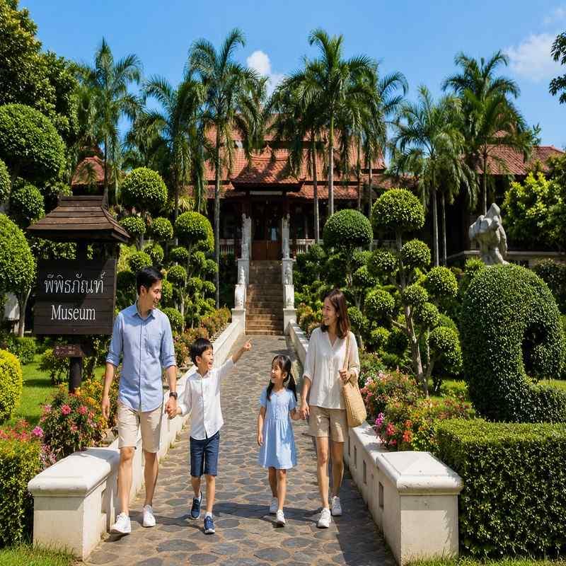 tweechol botanical garden chiang mai kid