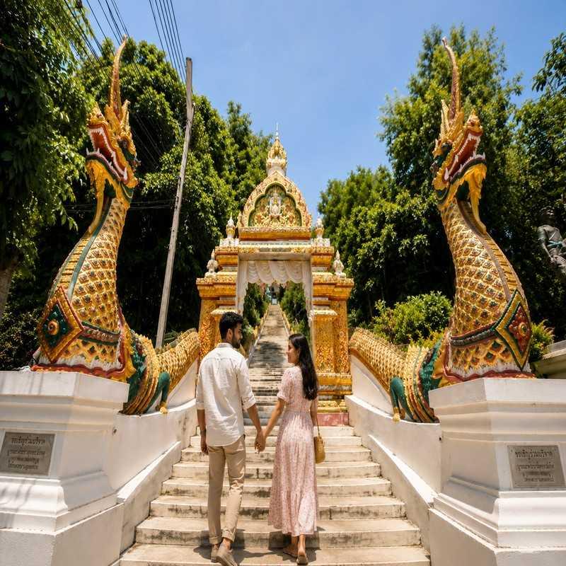 wat phra that doi saket chiang mai honeymoon