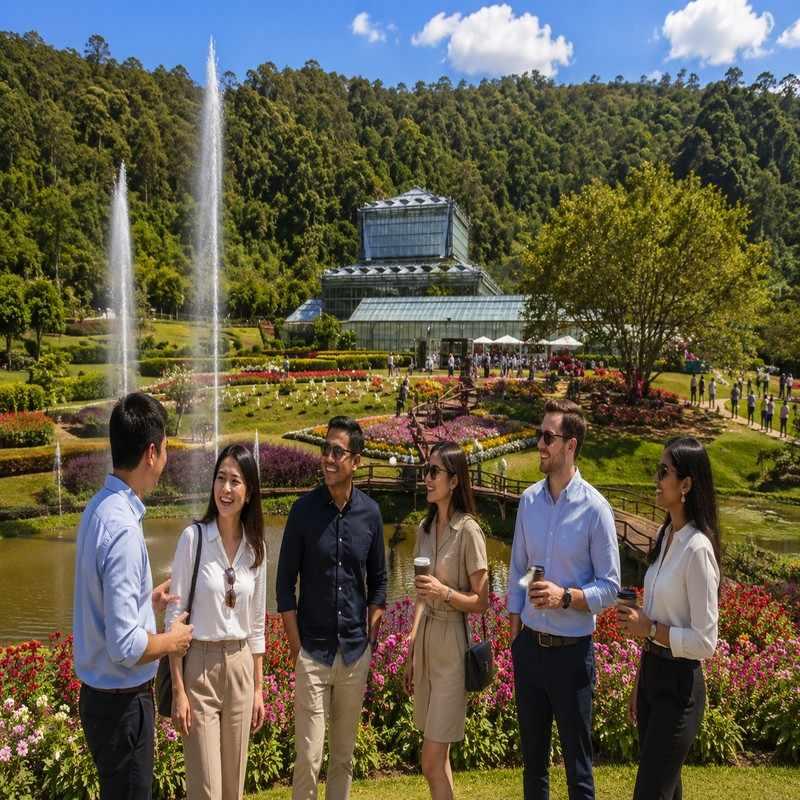 queen sirikit botanic garden chiang mai corporate