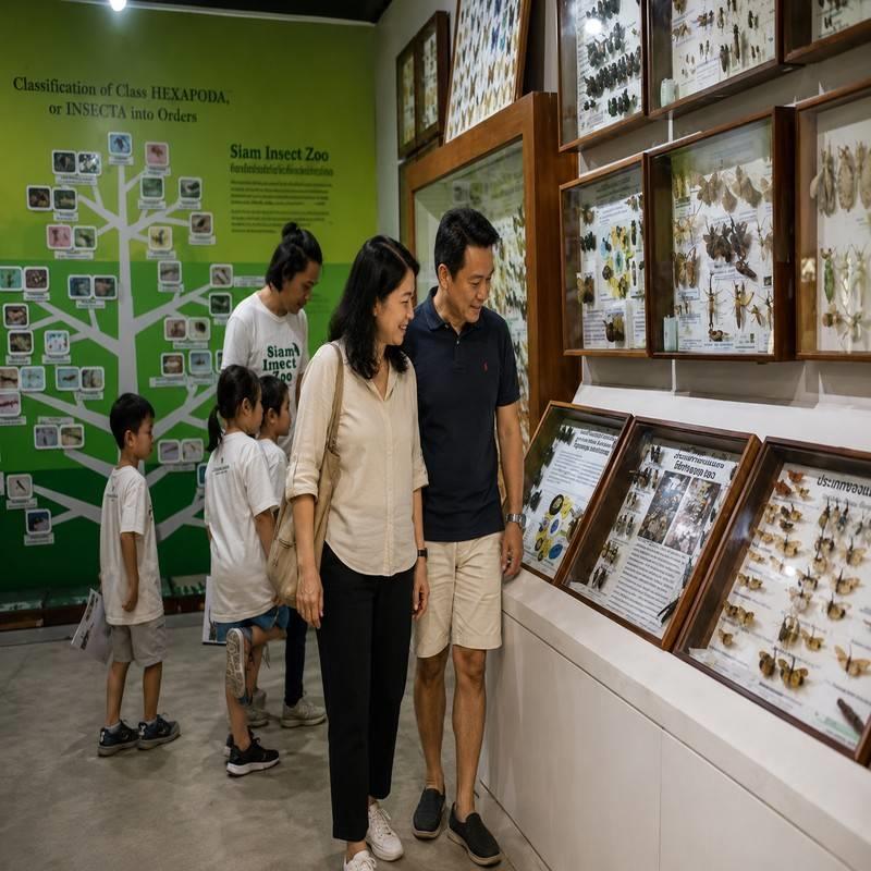 siam insect zoo chiang mai couple