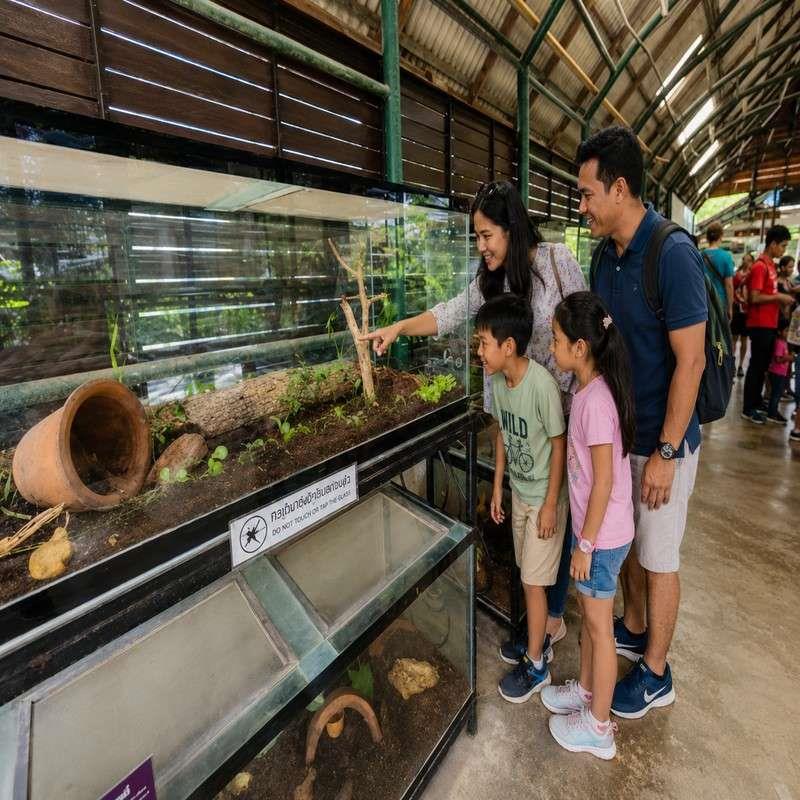 siam insect zoo chiang mai kid