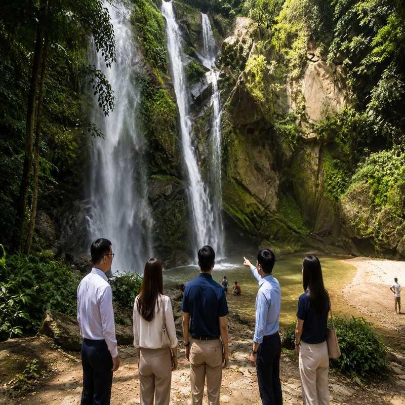 mok fa waterfall chiang mai corporate