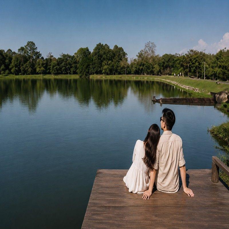 ang kaew reservoir chiang mai honeymoon