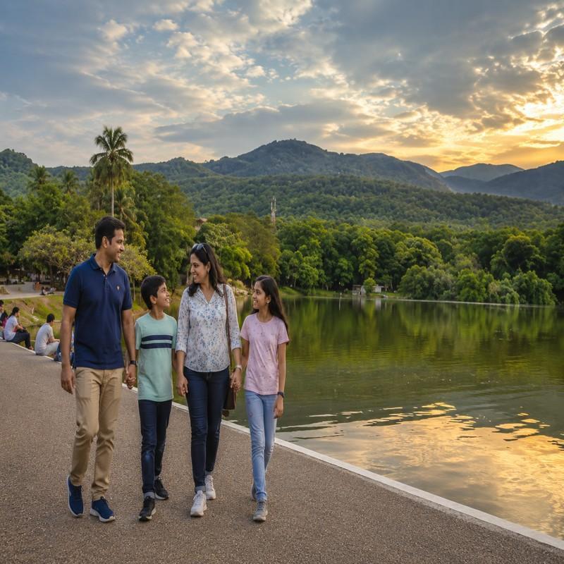 ang kaew reservoir chiang mai kid