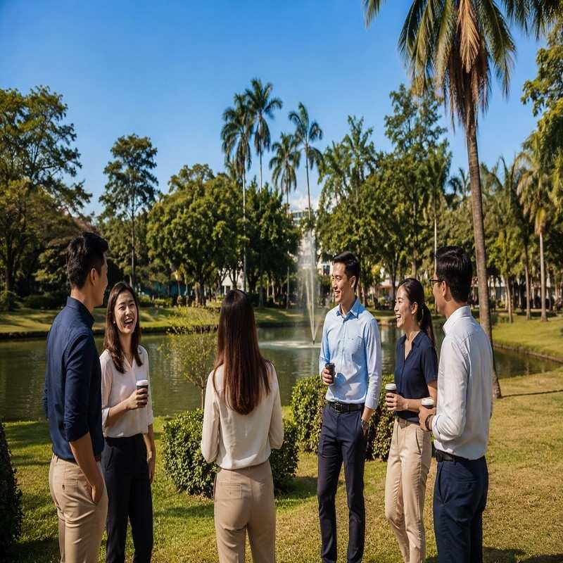 nong buak haad public park chiang mai corporate