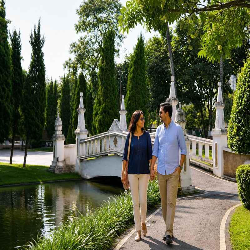 nong buak haad public park chiang mai couple