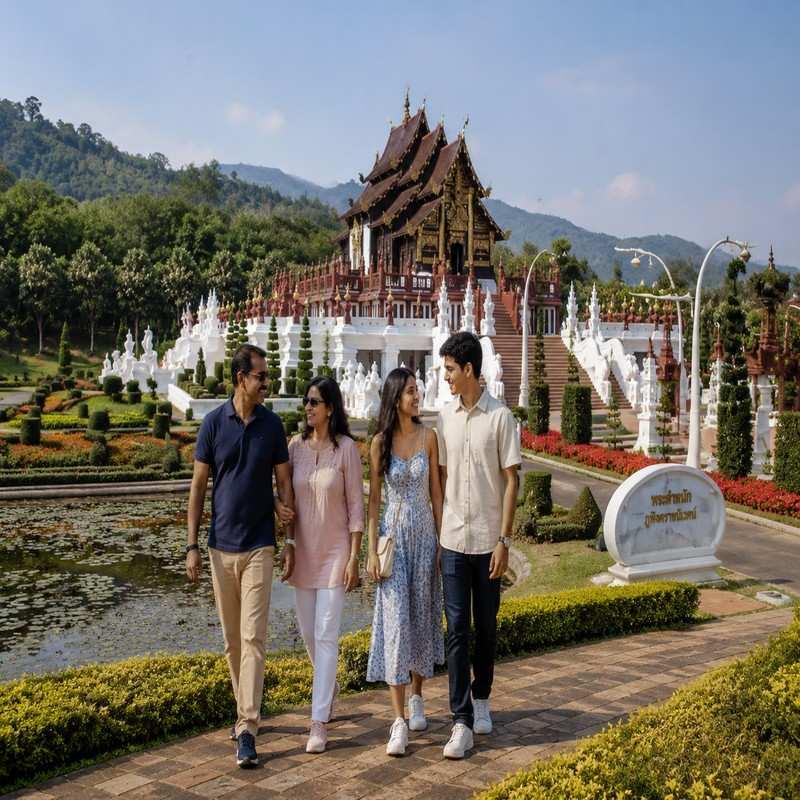 bhubing palace chiang mai family