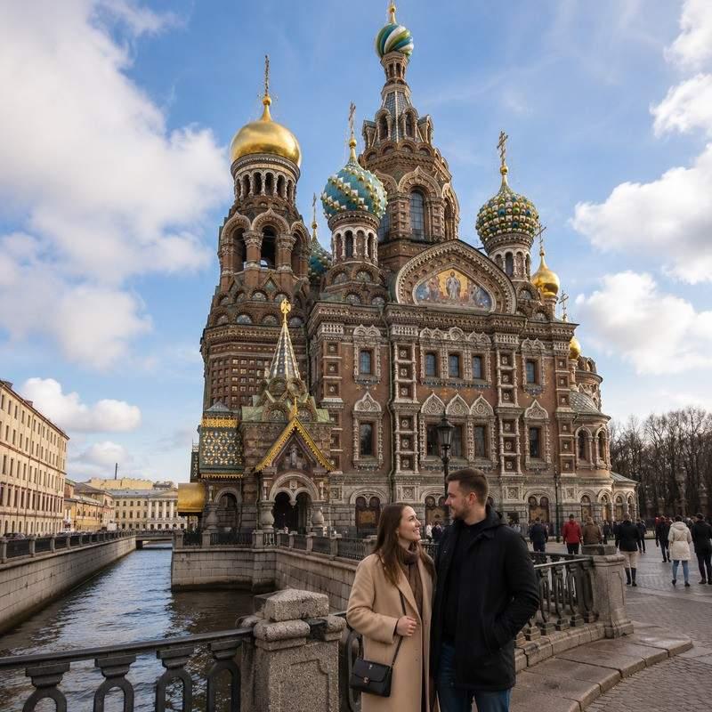 savior on the spilled blood russia couple