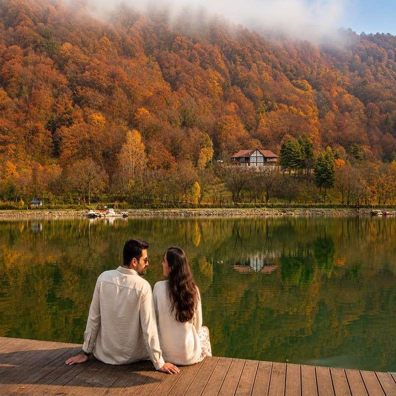 nohur lake azerbaijan honeymoo