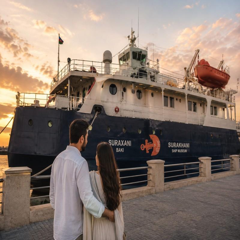 surakhani ship museum azerbaijan honeymoo