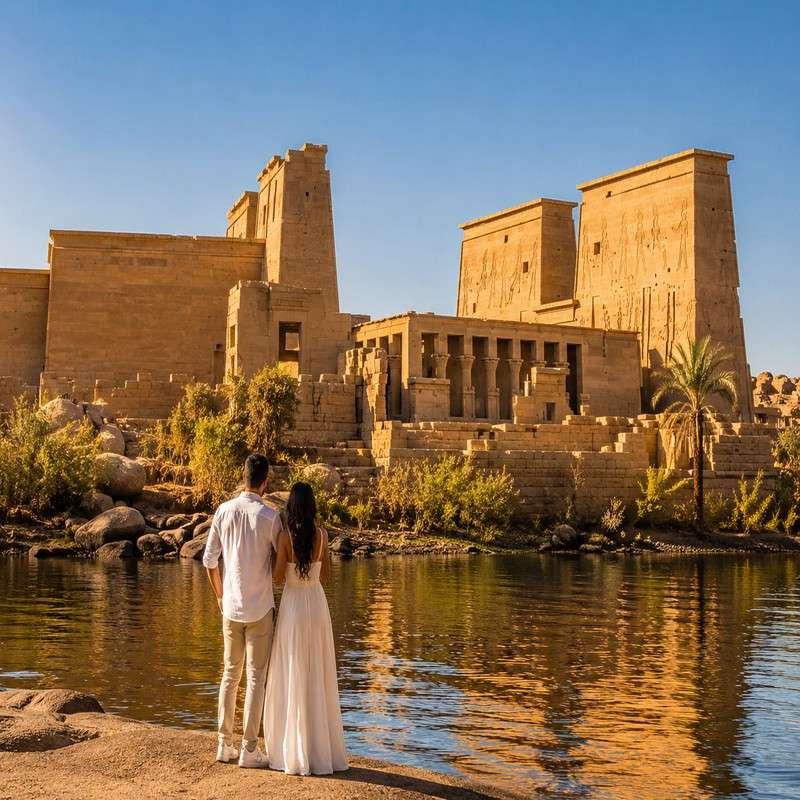 temple of philae aswan egypt honeymoo