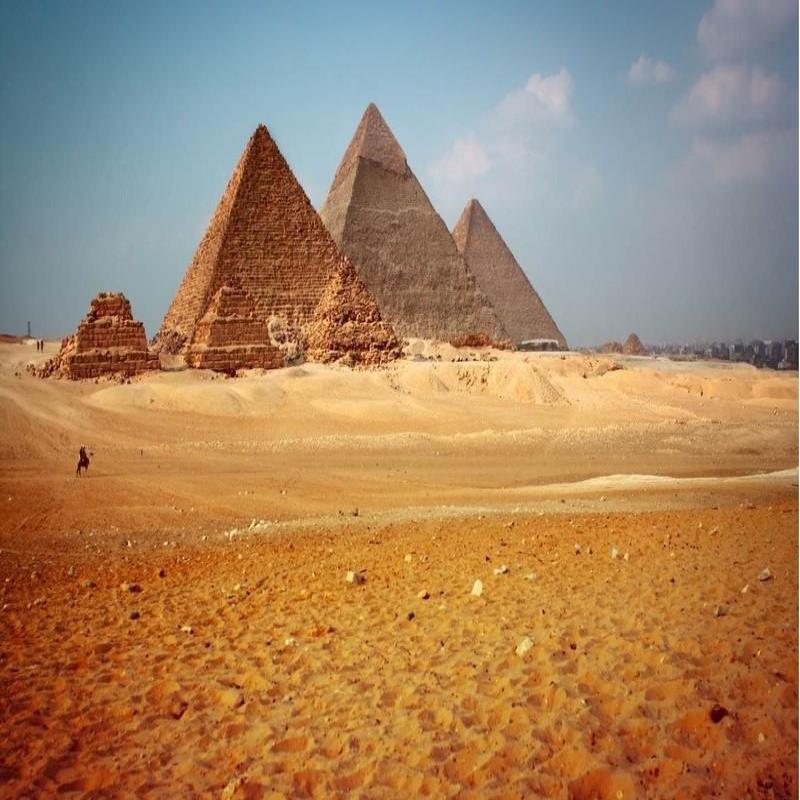 giza pyramids egypt
