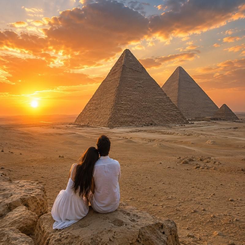 giza pyramids giza egypt honeymoo