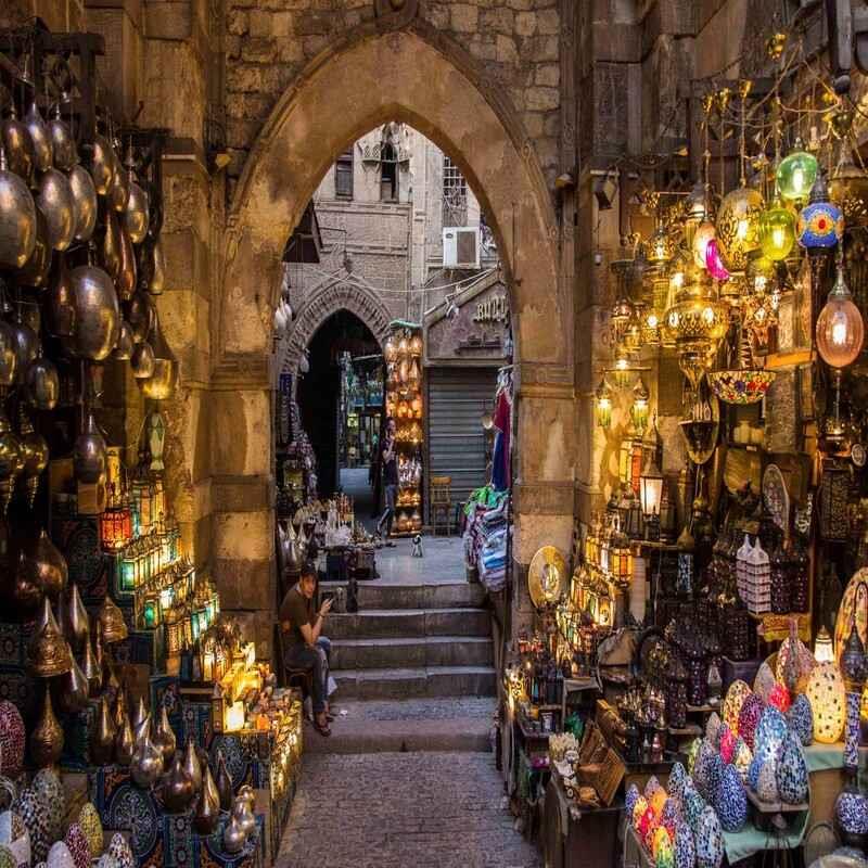 khan el khalili bazaar egypt