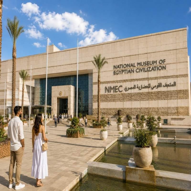 national museum of egyptian civilization cairo egypt honeymoo