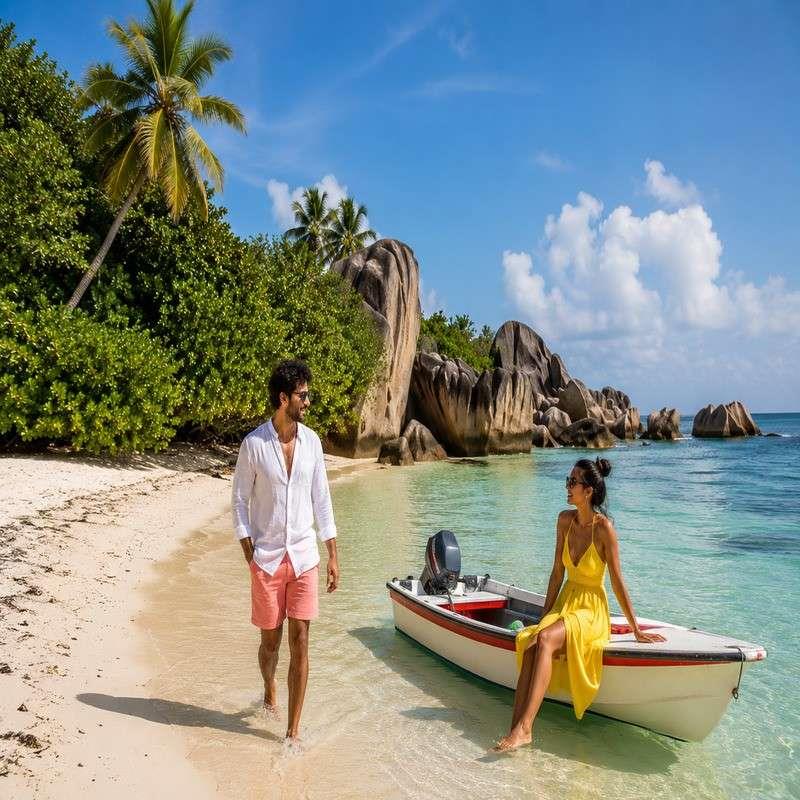 grand anse beach seychelles honeymoon