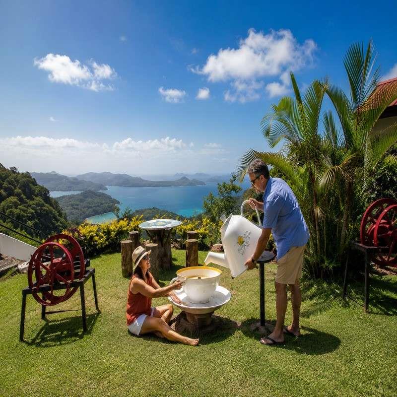 seychelles tea factory seychelles couple