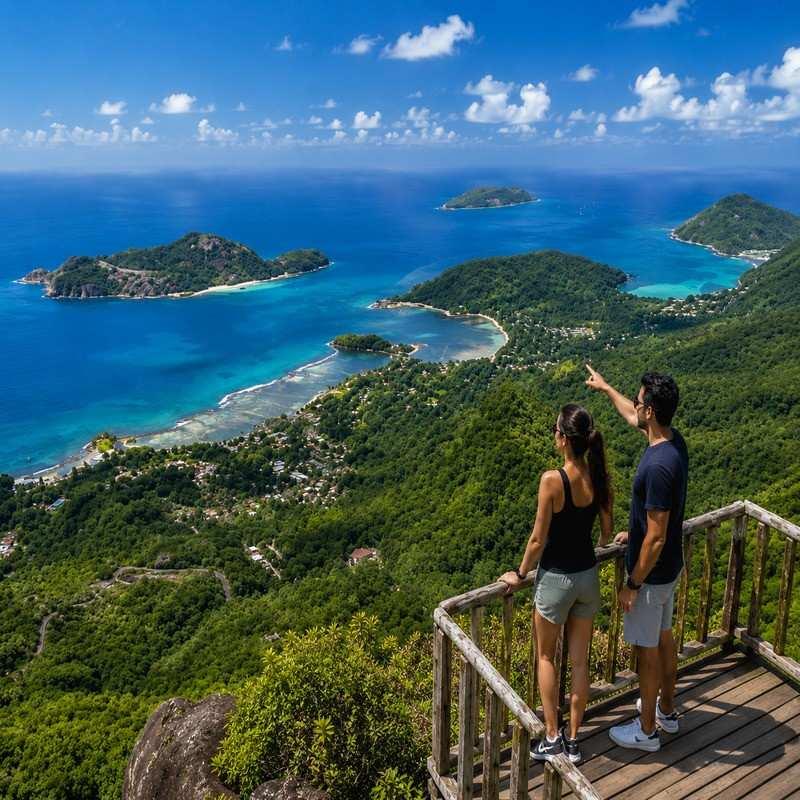 morne seychellois nature trail seychelles couple