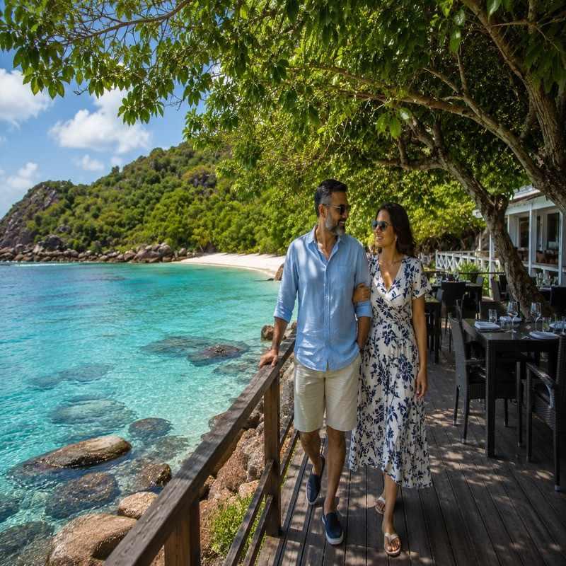 anse soleil beach seychelles couple