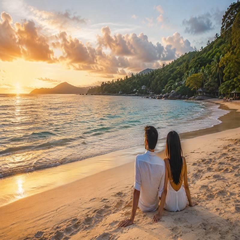 beau vallon beach seychelles honeymoon