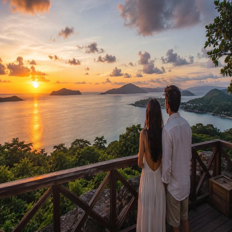 glacis sunset point seychelles honeymoon
