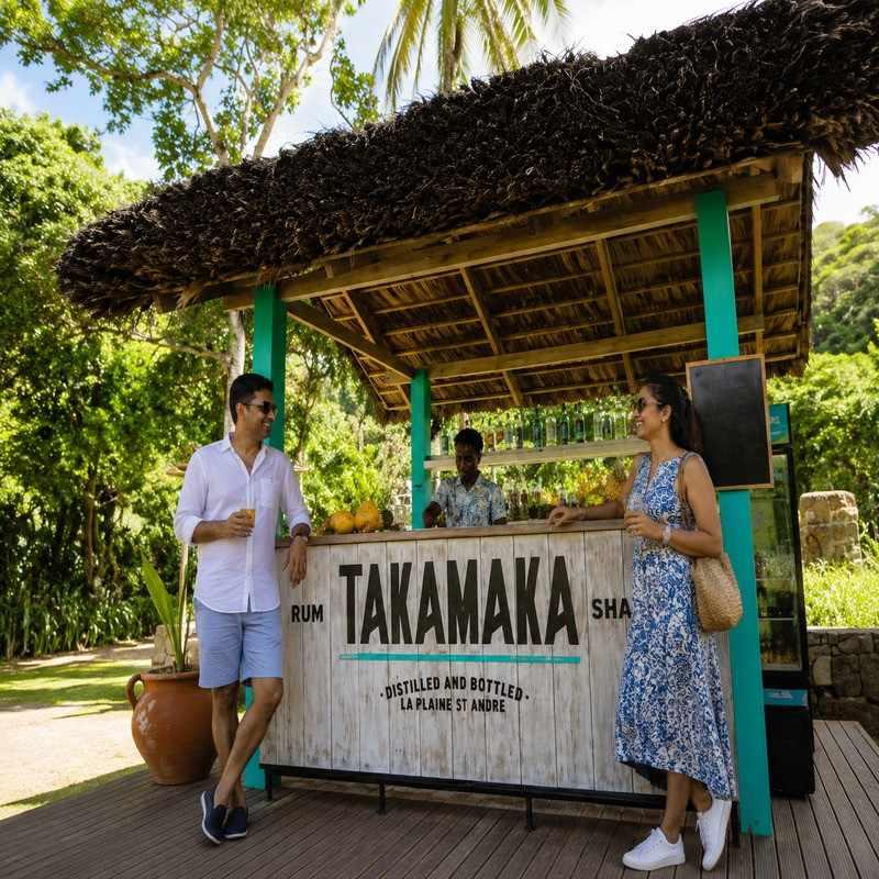 takamaka bay rum distillery seychelles couple