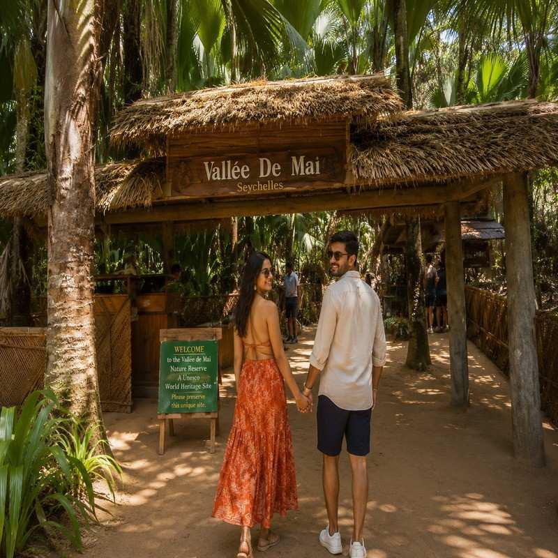 vallee de mai nature reserve unesco seychelles honeymoon