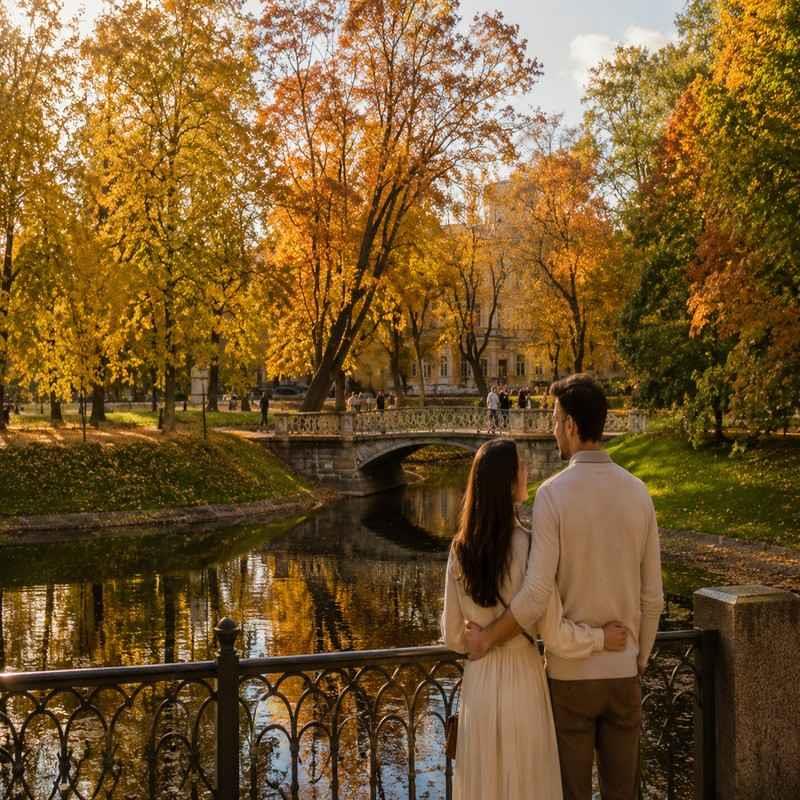 mikhailovsky garden russia honeymoon