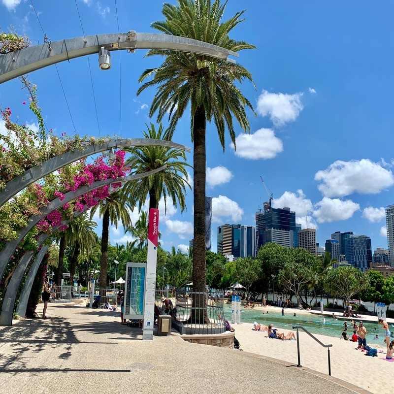 south bank parklands streets beach brisbane 100kb