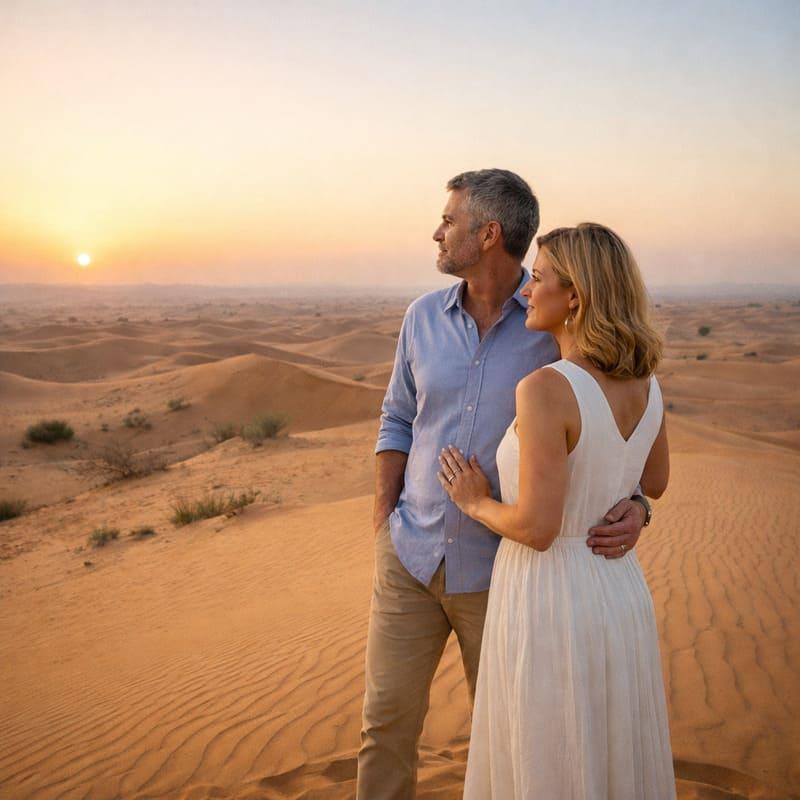 dubai desert conservation reserve dubai couple