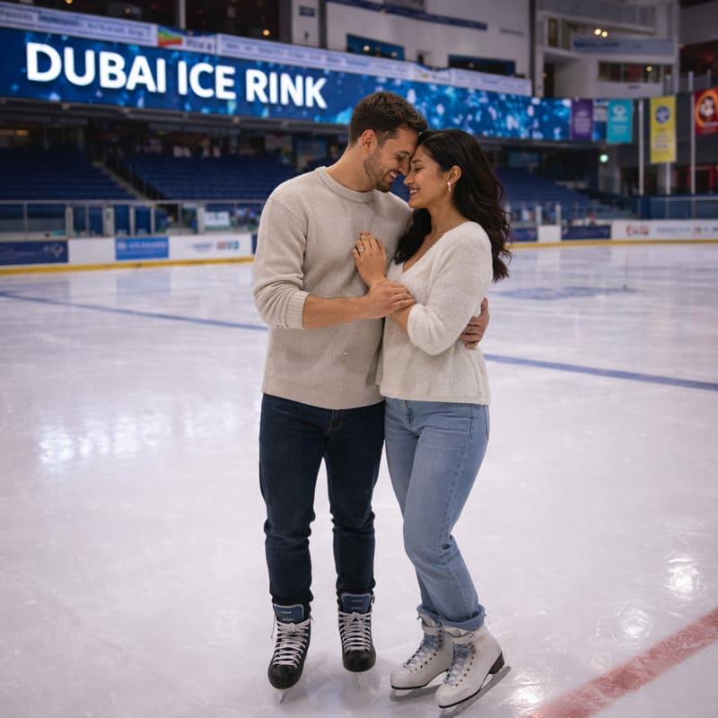 dubai ice rink dubai honeymoon