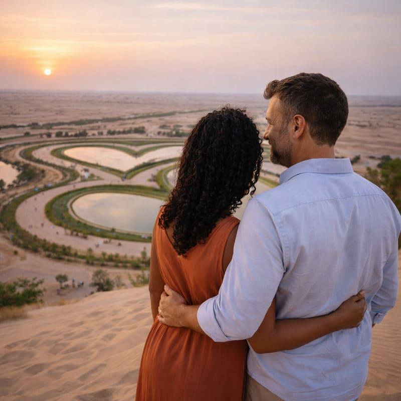 love lake dubai dubai couple