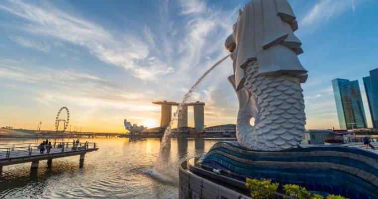 merlion park downtown singapore