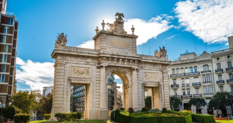 valencia city shots of spain