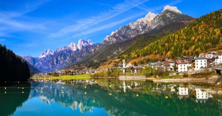 panorama of auronzo di cadore